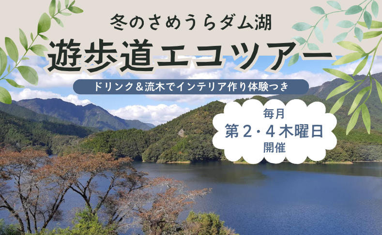 【土佐町】冬のさめうらダム湖遊歩道エコツアー｜毎月第2・4木曜開催！